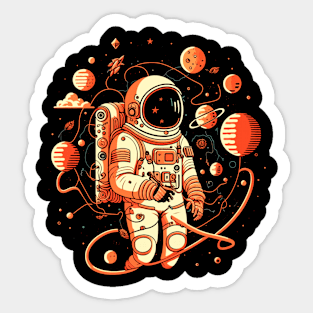 Cute Astronaut Sticker